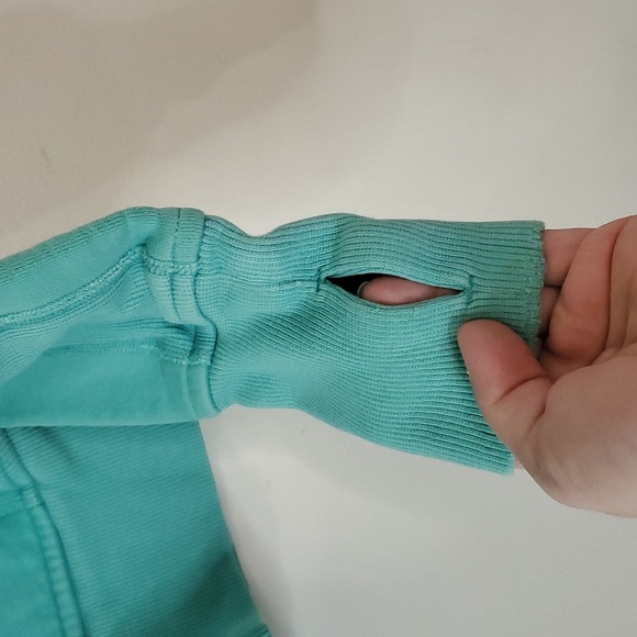 Lululemon Special Edition Scuba Hoodie Big Back Pocket Size 6 Mint - Picture 2 of 13